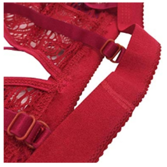 🆕❤NWT Women's Lace Sexy Strappy Bralette - Picture 6 of 8